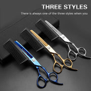 hair cutting and thinning scissors set, view 6 - MRSLM