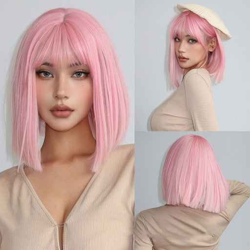 short straight bangs wig - MRSLM