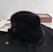 women's plush bucket hat, view 7 - MRSLM