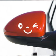smiley face reflective car mirror stickers, view 7 - MRSLM