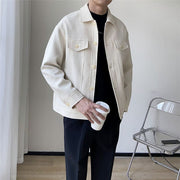 men's single-breasted short lapel coat, view 2 - MRSLM