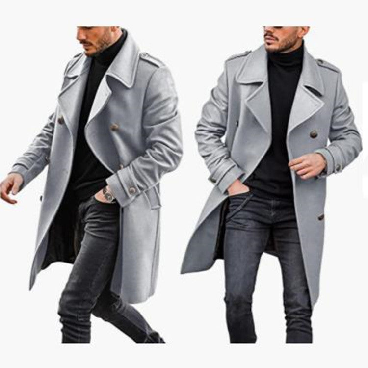 men's wool-look winter coat, view 5 - MRSLM