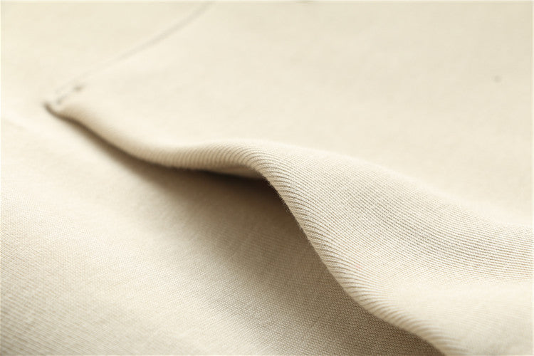 women's plain hooded drawstring sweater, view 5 - MRSLM