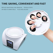 electric steam nail polish remover, view 3 - MRSLM