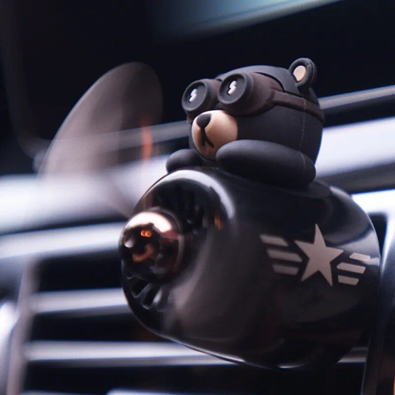 pilot bear car air freshener, view 6 - MRSLM