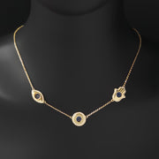 lucky eye gold necklace - MRSLM