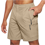 men's elastic waist summer shorts, view 2 - MRSLM