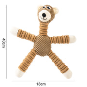 cute animal plush puzzle toy, view 2 - MRSLM