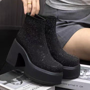women's platform booties, view 2 - MRSLM