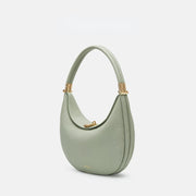 crescent leather shoulder bag, view 4 - MRSLM