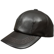 genuine leather baseball cap, view 5 - MRSLM