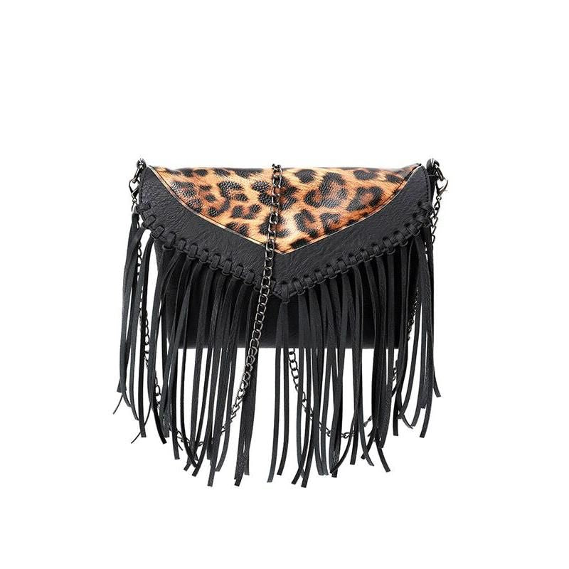 animal print crossbody bag, view 3 - MRSLM