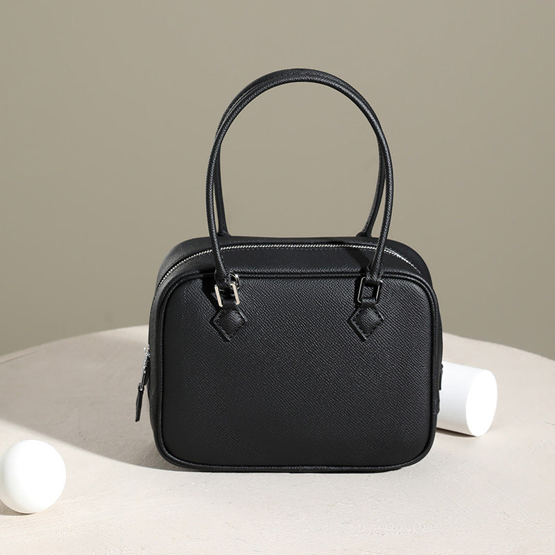 leather mini shoulder bag, view 5 - MRSLM