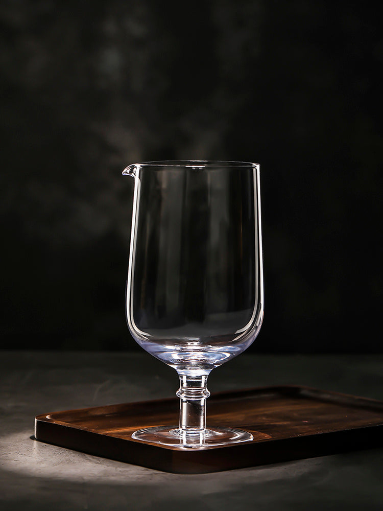 lead-free crystal cocktail mixing cup, view 5 - MRSLM