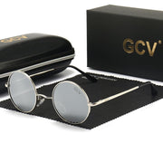 steampunk round polarized sunglasses, view 3 - MRSLM