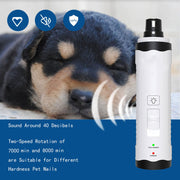 usb rechargeable pet nail grinder, view 6 - MRSLM