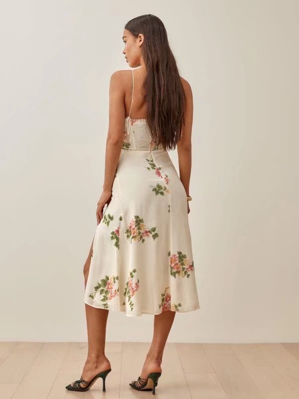 Floral slip dress, view 2 - MRSLM