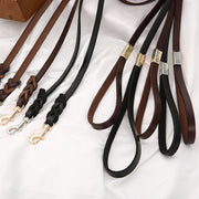 Heavy-duty leather dog leash, view 6 - MRSLM