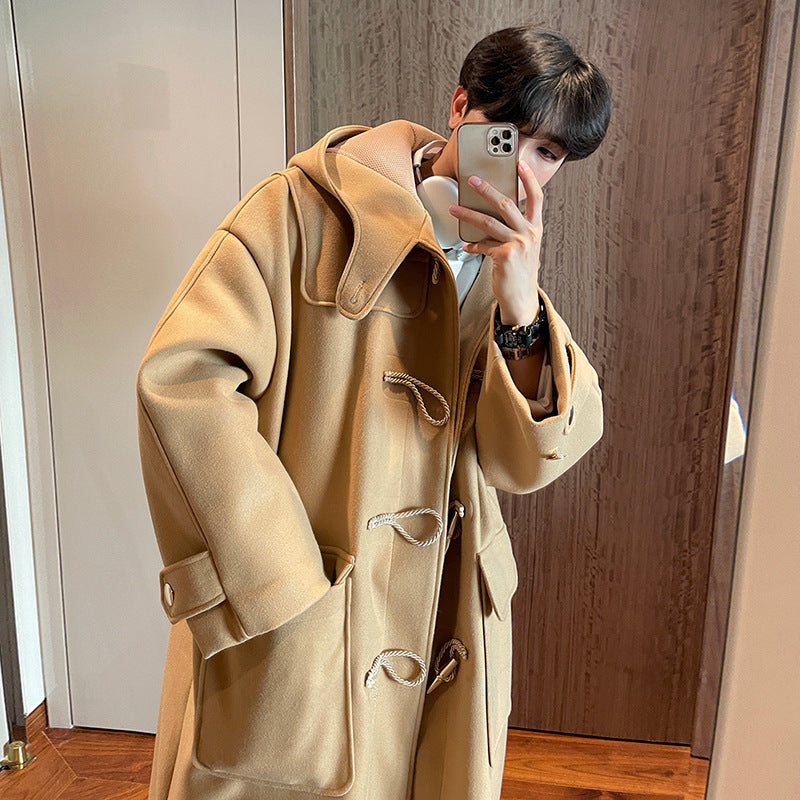 men's medium and long vintage trench coat, view 2 - MRSLM