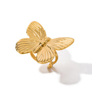 butterfly open ring, view 2 - MRSLM