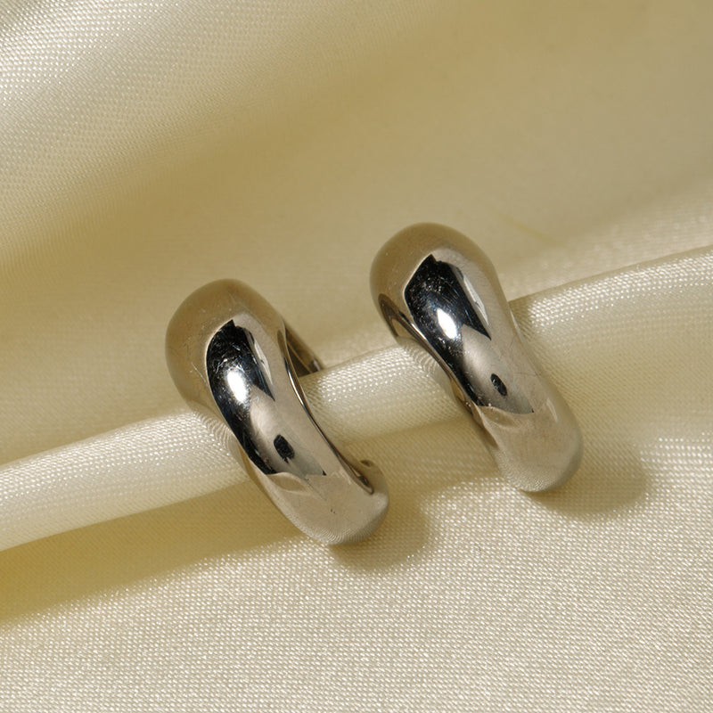 18k gold plated irregular ear clip, view 8 - MRSLM