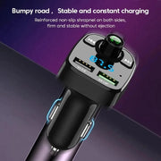 led mp3 car bluetooth fm transmitter with dual usb charger, view 7 - MRSLM