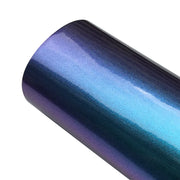 Blue to purple chameleon pearl vinyl wrap, view 11 - MRSLM
