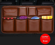 pu leather car trunk organizer, view 4 - MRSLM
