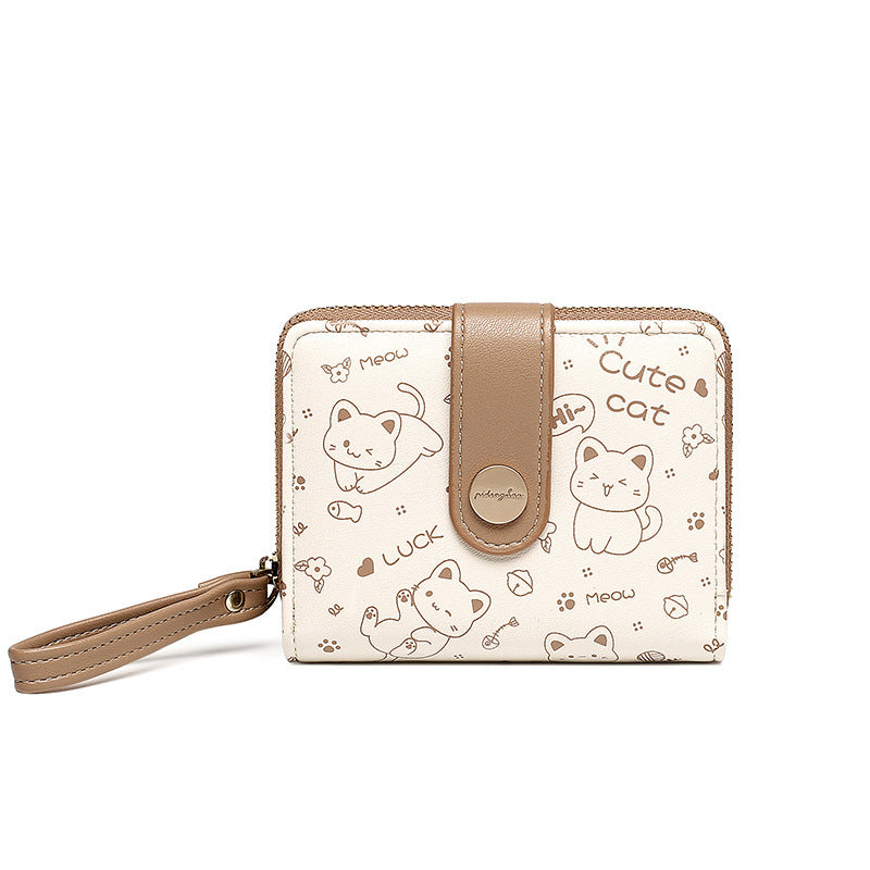 cute rabbit wallet for women, view 4 - MRSLM