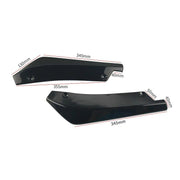 universal car bumper lip spoiler carbon fiber look, view 5 - MRSLM