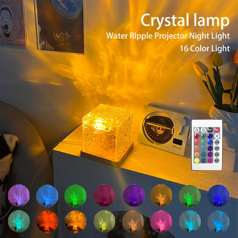 led water ripple night light - MRSLM