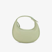 crescent leather crossbody bag, view 8 - MRSLM