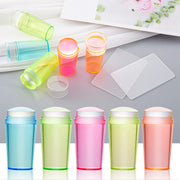 silicone nail art stamper set with scraper, view 7 - MRSLM