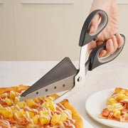 2-in-1 pizza scissors with detachable shovel, view 3 - MRSLM