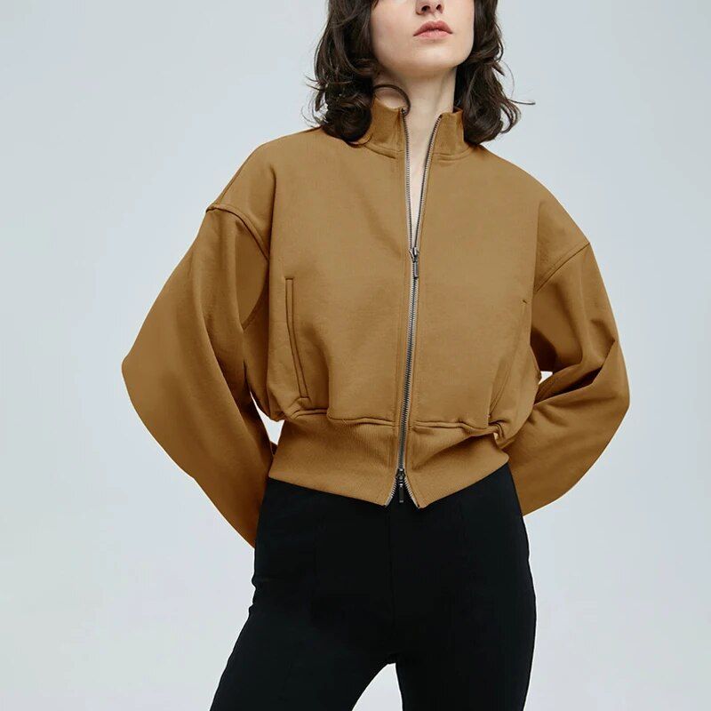 women's cotton zip hoodie, view 5 - MRSLM
