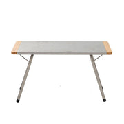 portable bamboo folding table, view 3 - MRSLM
