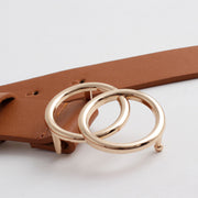 minimalist alloy buckle belt, view 10 - MRSLM