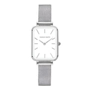 rectangle ultrathin mesh ladies watch, view 4 - MRSLM