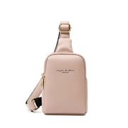 pu leather crossbody chest bag, view 4 - MRSLM