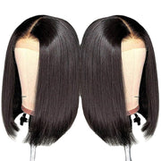short straight lace front wig, view 5 - MRSLM