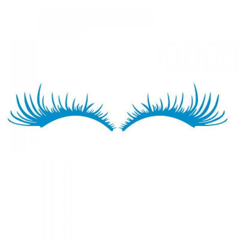 reflective car headlight eyebrow stickers, view 2 - MRSLM