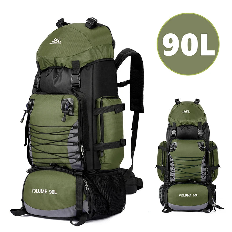 90l tactical camping backpack, view 6 - MRSLM
