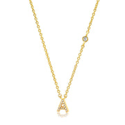 letter pendant necklace, view 10 - MRSLM