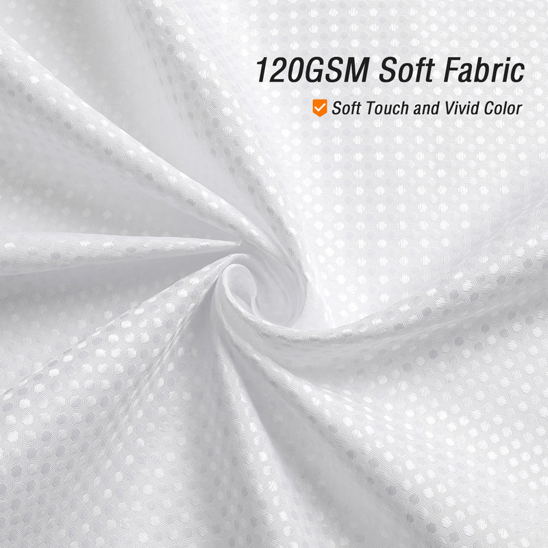 classic waffle shower curtain, view 6 - MRSLM