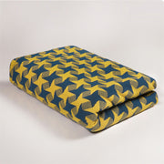 3d illusion plaid cotton bedspread, view 3 - MRSLM