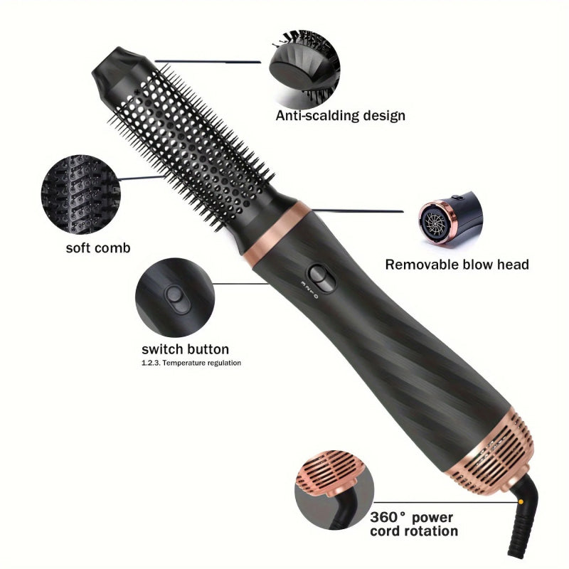 5-in-1 ionic hair dryer brush, view 8 - MRSLM