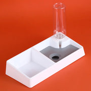 pet double bowl with water dispenser, view 2 - MRSLM