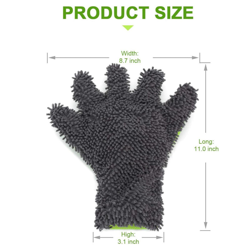 double-sided microfiber car wash gloves, view 9 - MRSLM