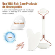 gua sha roller and scraping board set, view 5 - MRSLM