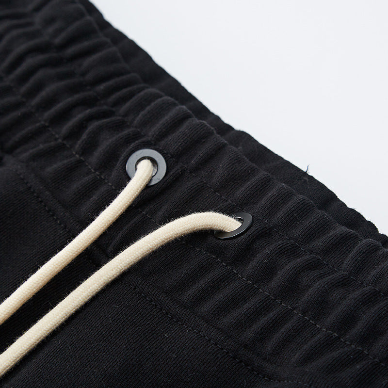 Retro cotton terry sweat shorts, view 3 - MRSLM